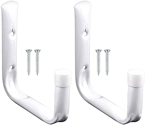 N/A.1 Jumbo Ladder Hooks Large Wall Hook Garage Shed Storage Garden Heavy Duty Garage Storage Hooks for Bikes Workshop Tools Hangers Organizing Power Tools, Ladder, Bulk Items