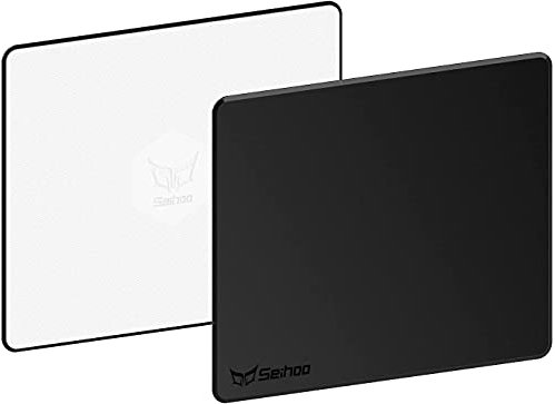 Seihoo Plastic Resin Hard Mouse Pad Premium Esports Waterproof Ultra Smooth No Irritating Smell Environment Fast and Accurate Control for Office and Gaming Laptop(11.81x9.45in)