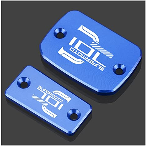 Machine Motorrad Bremsflüssigkeitsdeckel, Motorradzubehör CNC-Ölflüssigkeitsdeckel Für H-usqvarna 701 Supermoto 2016-2021 2020 2019 Bremskupplungszylinder-Behälterabdeckung (Color : B)