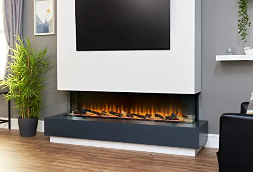 Adam Sahara Panoramic Media Wall Electric Fire (61/155cm)