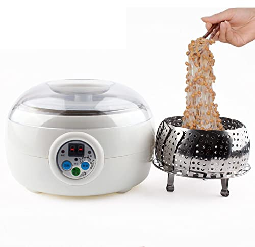 UGCER Máquina eléctrica de fermentación de Vino de arroz y Yogur Natto - Capacidad de 1.5L, Control de Tiempo Inteligente, contenedor de Acero Inoxidable, para Cocina casera