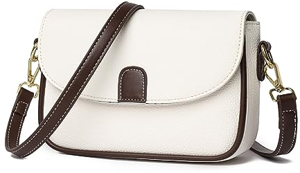 cotwoco Umhängetasche Damen Handy - Klein Handtasche PU Leder Crossbody Bag Damen Moderne Schultertasche Handytasche zum Umhängen, Abendtasche mit Verstellbar Abnehmbar Schultergurt