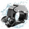 Fahrradklingel Grau, Innovative Aluminiumlegierung Mini Klingel Fahrrad 100dB Klingel laut, Neue Aufrüstung Schwarz Fahrradhupe Fahrradglocke für Bike MTB Mountainbike, 22-24 mm Lenker