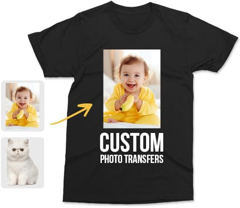 DTF Gang Sheets Custom Heat Transfers Ready to Press - 5 Inch Onesie Size - Wholesale Personalised Heat Press Iron on T-Shirts - Garments Heat Patch Logo Designs