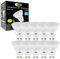 CLAR- LED GU10 LED Neutrales Weiß, Neutrales Weiß 4000ºk (Pack 10)