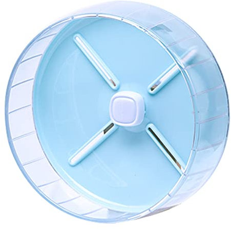 Hamsterrad, Leise Hamster-Übungsräder, Leise Spinner-Hamster-Laufräder Für Rennmäuse, Zwerghamster, Rattenmäuse(26cm-Blau)