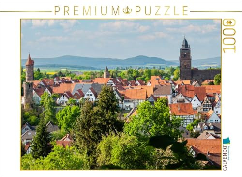 Puzzle · Grebenstein vom Burgberg aus gesehen | 1000 Teile · Lege-Größe 64 × 48 cm · CALVENDO Puzzle