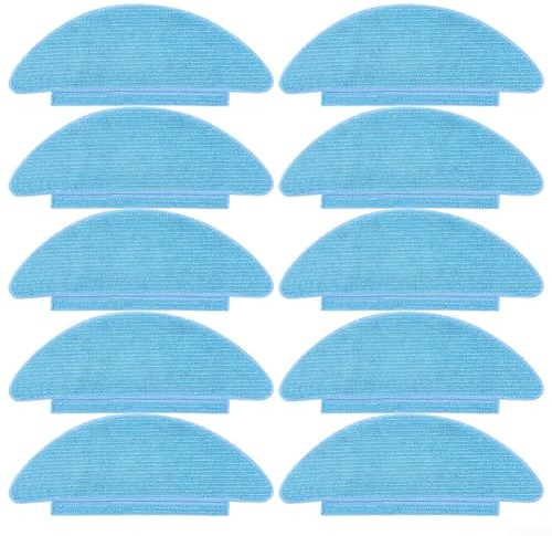 Ersatz-Mopptücher für Tikom L9000 für Laresar für L6 Nex Roboter, waschbares Reinigungstuch (10 Stück)
