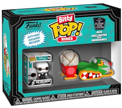 Bitty Pop! Rides Jack Skellington with Snowmobile