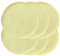 Runde geflochtene Platzsets, 38,1 cm, rund, 6 Stück, für Esstische, natürlich gewebt, hitzebeständig, (B - Gelb)