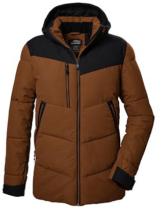 killtec Herren Steppjacke/Funktionsjacke in Daunenoptik mit Kapuze KOW 306 MN QLTD JCKT, gebranntes orange, 3XL, 41838-000