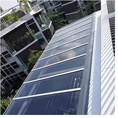 Dachplatten Aus Klarem Kunststoff Klare Kunststoffdachpaneele Aus Polycarbonat Für Gewächshaus Schuppen Carport Regenfeste Überdachung Einfach Zu Schneiden