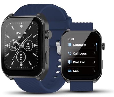BENIO Fitness Tracker AI Watch Faces, 2.04'' AMOLED with AOD, Answer/Make Call Smart Watch, 24/7 Heart Rate/SpO2/Sleep/Stress, High-Strength Zinc Alloy, IP68 Waterproof Fitness Watches for Women Men