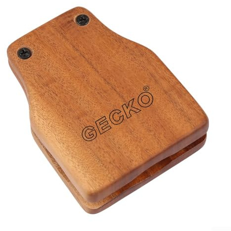 Cajon Instrumentenzubehör, mit Fuß Tamburin Kastagnetten und Jingle Bells, für Gecko Box Drum Companion Set Foot Percussion(GK01L)