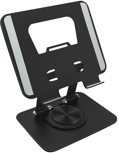 Xpieoyrm Soporte Tablet de iPad Mesa Ajustable, Multiángulo Soporte Tablet, Plegable Soporte de Escritorio, Soporte portátil para Monitor, Compatible con iPad Pro/Air/Mini y Otras Tablets