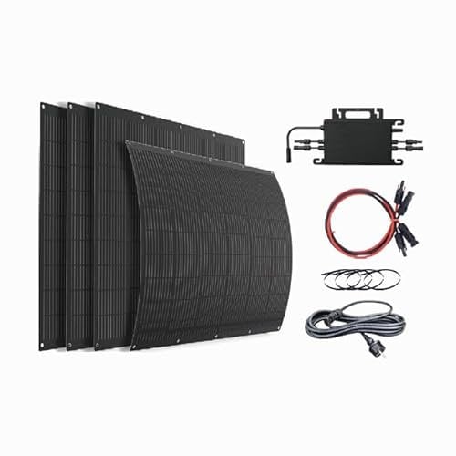 Kit autoconsumo para balcón con Paneles Flexibles y microinversor 800W