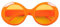 Boland - Partybrille Jackie für Kostüme, Brille für Herren und Damen, Faschingsbrille, Lustige Brille für Faschingskostüme, Halloween, Karneval, JGA