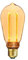 SYLVANIA Retro Vintage LED-Lampe, E27 Sockel, 2,5 Watt / 125 Lumen entspr. ca: 13 Watt, Candlelight (2000K), 25.000h Lebensdauer, Birnen Form, 64mm Durchmesser, 142mm Länge, getönter Kolben, 1er Pack