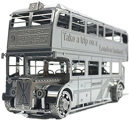 Moutu 3D-Puzzle London Bus Modellbausätze I22207 DIY 3D Laser Cut Assemble Puzzle Spielzeug