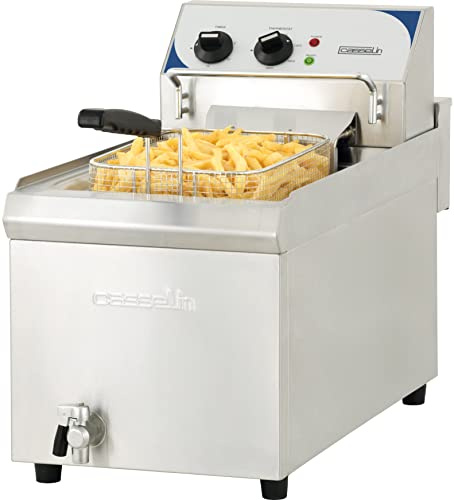Casselin CFEV10TB - Friteuse électrique avec vanne de vidange 10 litres haut rendement