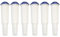 UNIWATER 6 cartuchos de filtro de agua para Jura White hasta el año de fabricación 2009, no para filtros de agua ENA Blue para cafeteras automáticas.