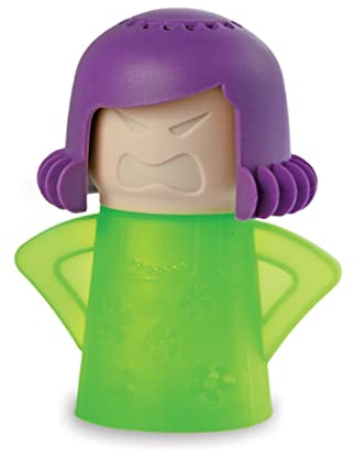 Microwave Cleaner Angry Mama Oven Steam Cleaner Odor Absorber Easily Cleans the Crud in Minutes,Purple