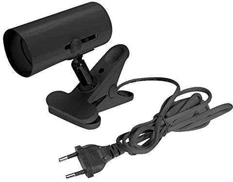 Domybest Support Lampe Chauffante Terrarium Lampe de Bureau Pince E27 Douille Ampoule à Pince UVA + UVB Support Douille Ampoule E27 Base de Lampe pour Reptiles Tortue Terrestre Aquarium