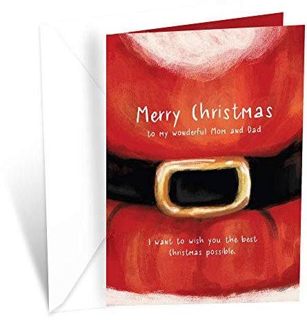 Prime Greetings Weihnachtskarte für Mama und Papa