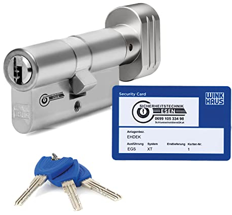 Winkhaus keyTec X-tra Profil-Knaufzylinder Zutrittsorganisation, Schließsysteme für Eigenheime, Objekt- und Wohnungsbau Einzelschließung, Gleichschließend oder als Schließanlage - verschiedene Längen