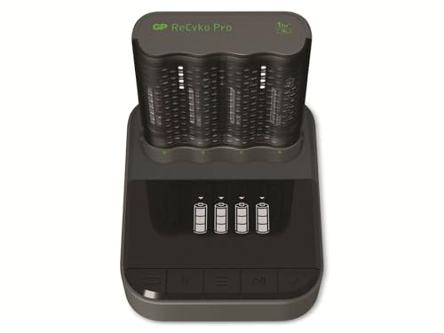 GP Toner Batteries GPP4D46/210HCB-2B4 Round Cell Charger with NiMH Micro AAA Batteries Mignon (AA), 135P461CD21AAHCBC4