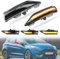MKptopia 2pcs LED Side Wing Rearview Mirror Dynamic Indicator Flowing Turn Signal Blinker Repeater Light Compatible with Fo-rd Fi-esta MK8 2019+