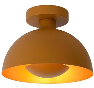 LUCIDE SIEMON - Deckenleuchte - Ø 25 cm - 1xE27 - Ockergelb