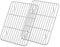 HaWare Cooling Rack Set of 2, Mini Stainless Steel Wire Grill Rack for Baking Roasting Drying, 22.2 x 15.9 x 1.5cm, Fit Small Oven Tray for Cake/Meat/Bread, Healthy & Dishwasher Safe
