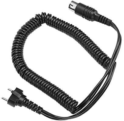 Nail Drill Handpiece Cord Power Cable, Replacement Part for Manicure Pedicure Machine Nail Drill Machine Accessory Tool, Nail Polishing Machine Handpiece Connector(Black)