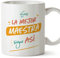MUGFFINS Tazas para MAESTRA mujer - En Español - Eres el mejor sigue así! - 11 oz / 330 ml - Regalo original y divertido