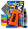 Auto Scheibenversiegelung Set: Soft99 Glaco DX (110ml) + Glasreiniger (100ml) - Glas Versiegelung, Scheibenversiegelung Auto, Regenabweiser Autoscheiben, Autoscheiben Versiegelung | 6-teilig