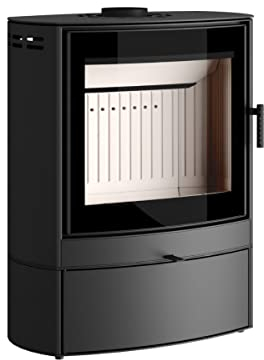 Hajduk Kaminofen Elipse F3| 8 kW| mit geschlossener Tür| Schwarz