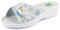 JOMIX Ciabatte Donna Estive Ortopediche Zeppa Comode con Strappo Regolabile Made in Italy Pantofole ergonomica Casa e Passeggio ITD1463 Celeste 36