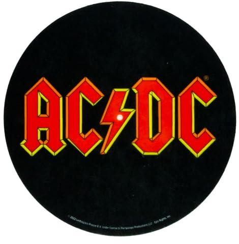 Almohadilla para Tocadiscos AC/DC - Logotipo [Record Slipmat]