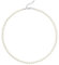 Duriya Perlenkette Damen Weiße Perlen Halskette für Frauen und Mädchen verstellbare Perlenimitaten Runde mit 6–12 mm Pearl Necklace Schmuck Geschenk 6mm Standardverpackung
