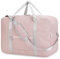 Narwey Handgepäck Tasche für Flugzeug Faltbare Reisetasche Damen Weekender Bag Sporttasche Damen Herren Handgepäck Koffer Groß 40L(Rosa)