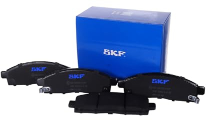 SKF Scheibenbremse Bremsbelag VKBP 80242 A - 4er Set - Position Vorderachse Höhe 73 mm Länge 166 mm Breite 103 mm Dicke 16,7 mm - OE Qualität | Kompatibel mit: NISSAN NV200 / EVALIA Bus, NV200 Kasten