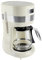 Air Essence Machine a Cafe Filtre Aroma Overflow, Crème, 1,4 Litre, 10 Tasses, Cafetiere Filtre, Avec détails chromés pour une fonctionnalité et un design élégants.