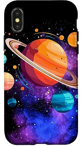 Weltraum, Planeten, Sterne, Galaxie Hülle für iPhone X/XS