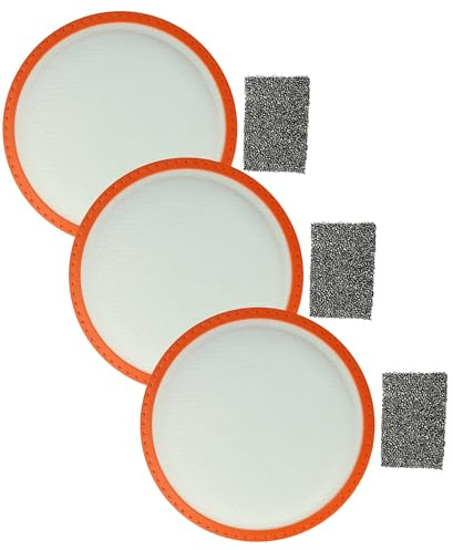 vhbw 6x Filter kompatibel mit Dirt Devil Centec2 M2288-0, M2288-1, M2288-2, M2288-3, M2288-5, M2288-6, M2288-7, M2288-4, M2288-8, M2288-9 Staubsauger