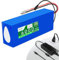 ZXLLAFT Batterie au Lithium 36V 6Ah Batterie étanche Li-ION 36V 10S3p Batterie de Remplacement Haute Puissance Batterie étanche PVC pour kit Moteur 200W - 500W,Bullet Plug