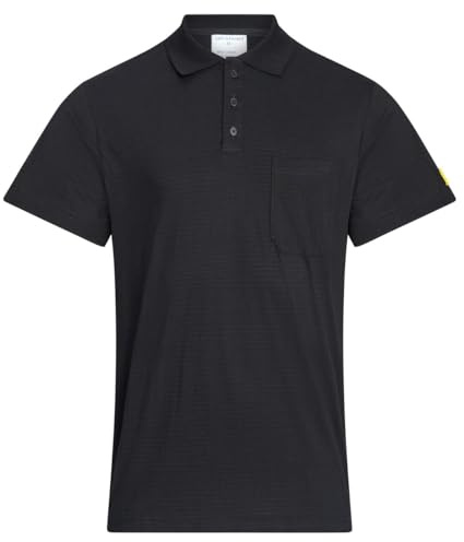 Safe Guard ESD-Poloshirt mit Brusttasche, 150g/m², schwarz