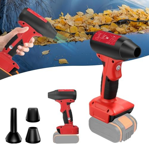 für Worx Laubbläser Gebläse,Druckluft Duster,Mini Gebläse Adapter für Worx 20V Akku,Dust Blower,Elektrische Staubgebläse130000RPM Hochgeschwindigkeitsgebläse,(NO Batterie)