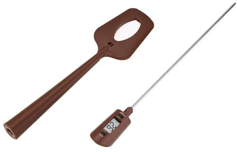 Nikou Schokolade Digitales Thermometer, Tragbares Klar Digital Display Lebensmittelthermometer für die Haushaltsküche zum Kochen von Schokoladensirupsauce, Saucen Und Marmelade
