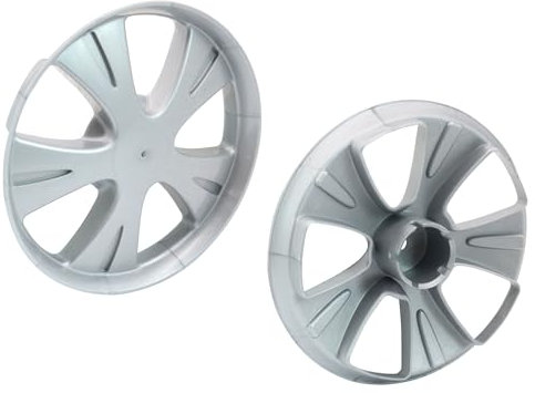 SECURA 2x Radkappe vorne kompatibel mit AL-KO 450 SP Blackline Rasenmäher